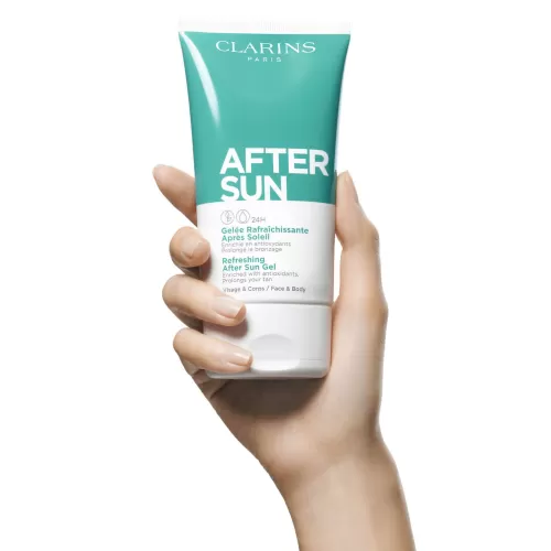 Clarins After-Sun Pflege^Gelee Rafraichissante Apres Soleil - Erfrischendes After-Sun-Gel Fur Gesicht Und Körper