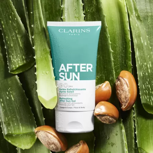 Clarins After-Sun Pflege^Gelee Rafraichissante Apres Soleil - Erfrischendes After-Sun-Gel Fur Gesicht Und Körper