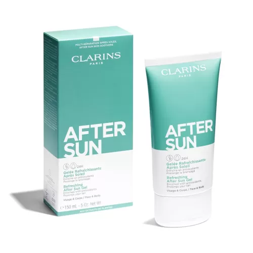 Clarins After-Sun Pflege^Gelee Rafraichissante Apres Soleil - Erfrischendes After-Sun-Gel Fur Gesicht Und Körper
