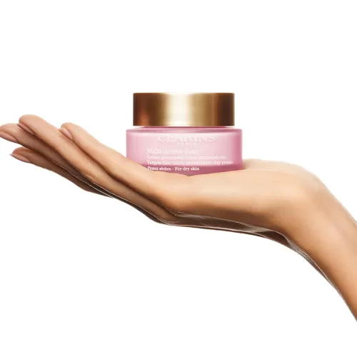 Clarins Tagespflege^Multi-Active Jour Anti-Oxidative Tagescreme Bei Ersten Falten Fur Trockene Haut