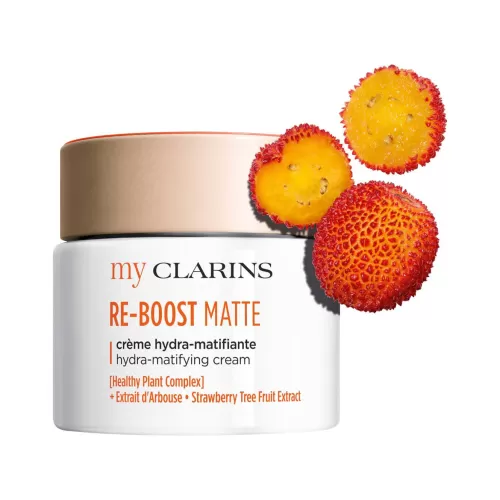 Clarins My Clarins^Re-Boost Matte Hydra-Matifying Cream - Feuchtigkeit Spendende, Mattierende Gesichtscreme